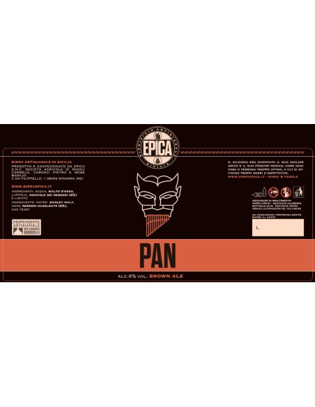 Pan Brown Ale 75 cl Epica