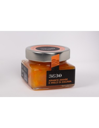 Bitter orange marmalade and orange blossom honey 160 gr 33 30