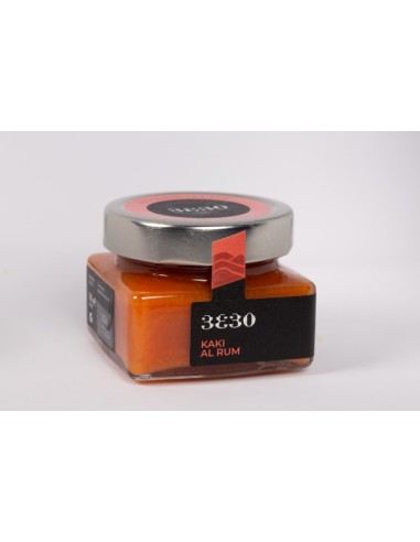 Extra persimmon and rum jam 160 gr 33 30