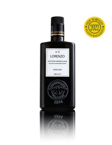 LORENZO N° 5 Olio EVO Monocultivar Nocellara Del Belice da