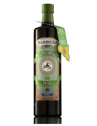 BIO IGP SICILIA BARBERA Olio EVO extraite à froid 75 cl