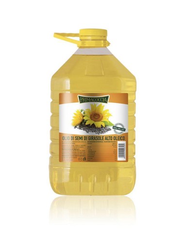 Sonnenblumenkernöl mit hohem Ölsäuregehalt Pet 5 lt Atmosfere