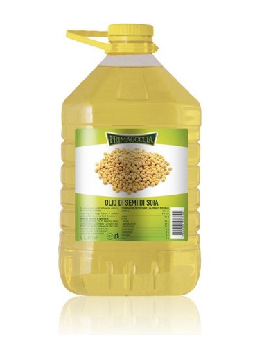 HUILE DE SOJA Extraite de graines de soja OGM Pet 5 lt