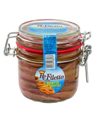 Anchovy fillets in airtight seed oil 220 g Pesce Azzurro