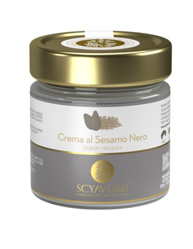 Schwarze Sesamcreme 200 gr Scyavuru