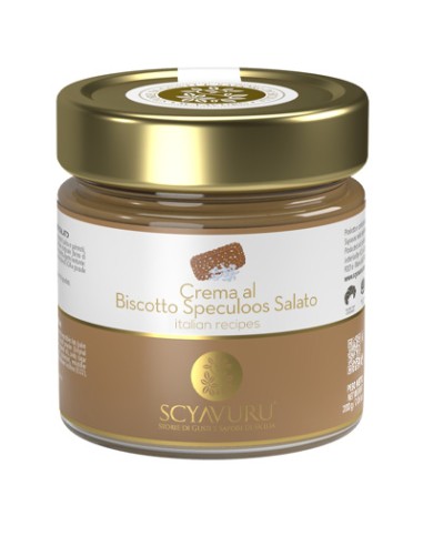 Crema al Biscotto Speculoos Salato 200 gr Scyavuru