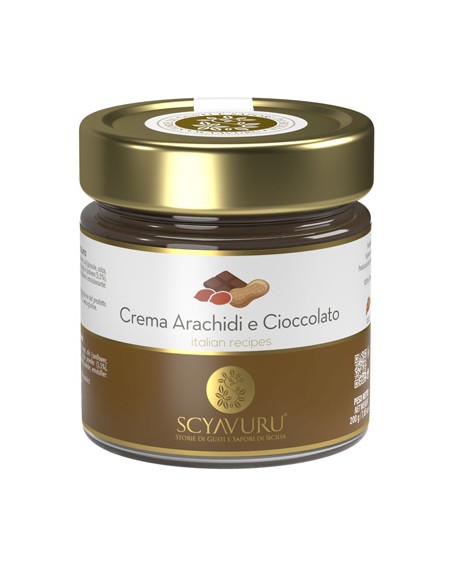 Duo Crema Arachidi Salato e Cioccolato 200 gr Scyavuru