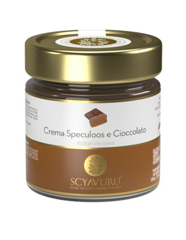 Duo Crema allo Speculoos e al Cioccolato 200 gr Scyavuru