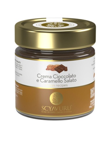 Dúo Crema de Chocolate y Caramelo Salado 200 gr Scyavuru