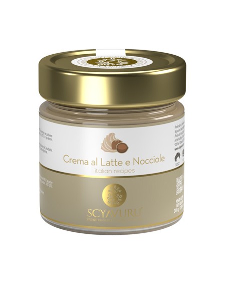 Duo Crème de Lait et Noisettes 200 gr Scyavuru