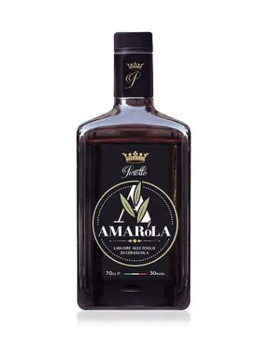 Amarola amarga con hojas de Cerasuola ecológica 70 cl Perollo