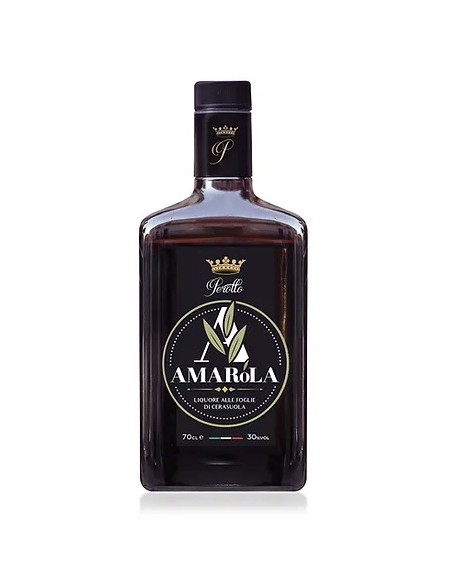 Amarola amarga con hojas de Cerasuola ecológica 70 cl Perollo