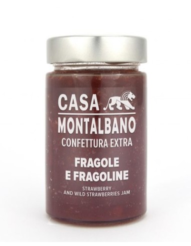 Confettura Extra di Fragole 220 gr Casa Montalbano