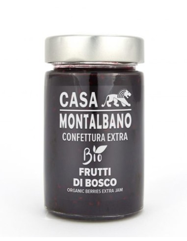 Confettura Extra Frutti di Bosco Bio 220 gr Casa Montalbano