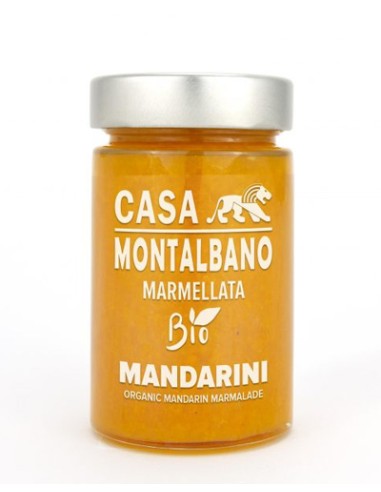 Confiture de Mandarine Extra Bio 220 gr Casa Montalbano