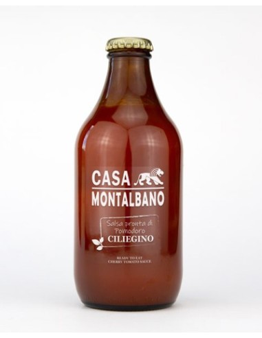 Salsa Pronta di Pomodoro Ciliegino 330 gr Casa Montalbano