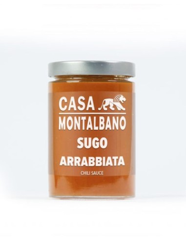 Sauce Arrabbiata 300 gr Casa Montalbano