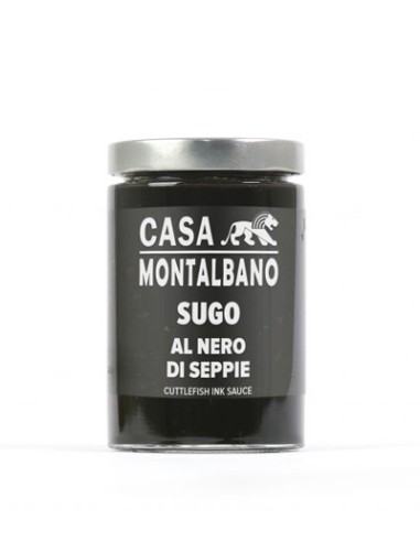 Sauce à l'encre de seiche 300 gr Casa Montalbano