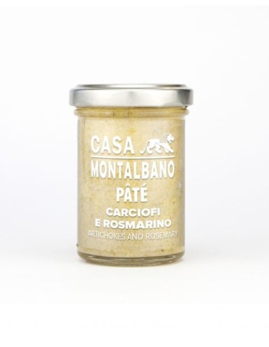 Pâté d'artichaut et romarin 90 gr Casa Montalbano