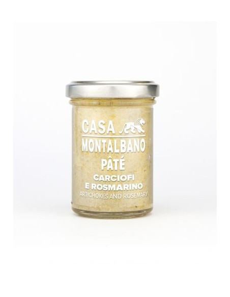 Pâté d'artichaut et romarin 90 gr Casa Montalbano