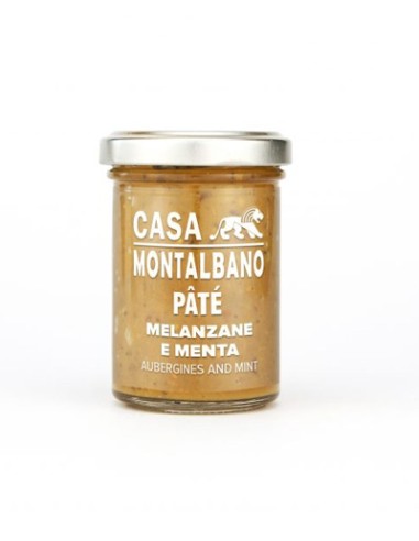 Eggplant and Mint Paté 90 gr Casa Montalbano