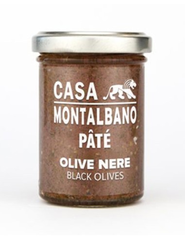 Paté di Olive Nere 90 gr Casa Montalbano