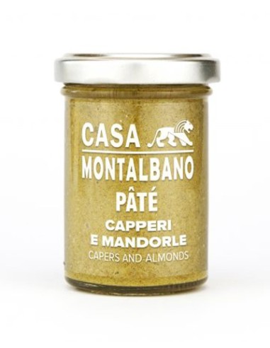 Caper and Almond Paté 90 gr Casa Montalbano