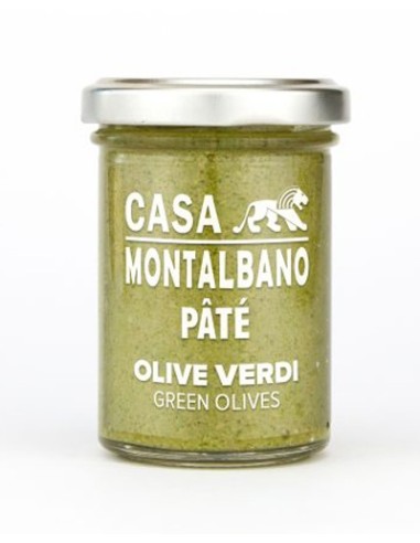 Green Olive Paté 90 gr Casa Montalbano