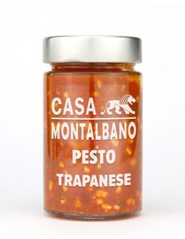 Pesto trapanais 200 gr Casa Montalbano