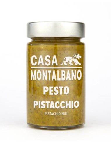 Pesto di Pistacchio 50% 200 gr Casa Montalbano