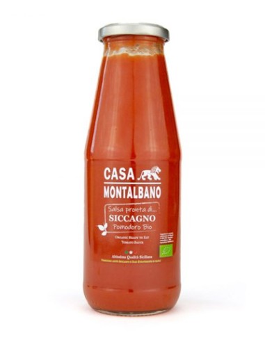 Salsa Pronta di Pomodoro Siccagno Bio 700 gr Casa Montalbano