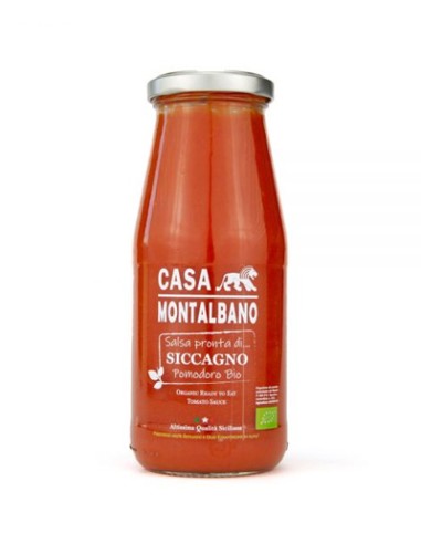 Fertige Bio Siccagno Tomatensauce 420 gr Casa Montalbano