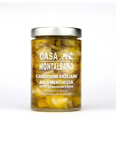 Sicilian Artichokes with Mint in Extra Virgin Olive Oil 280 gr