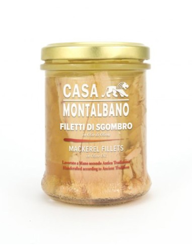 Filetti di Sgombro in olio d’oliva 250 gr Casa Montalbano