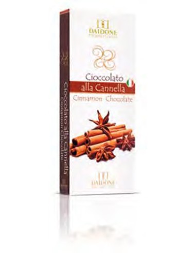 Sicilian Daidone Chocolate with Cinnamon 100 gr Daidone