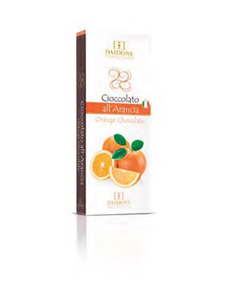 Sicilian Chocolate Daidone with Orange 100 gr Daidone