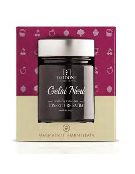 Confiture extra de mûrier noir 280 gr Daidone