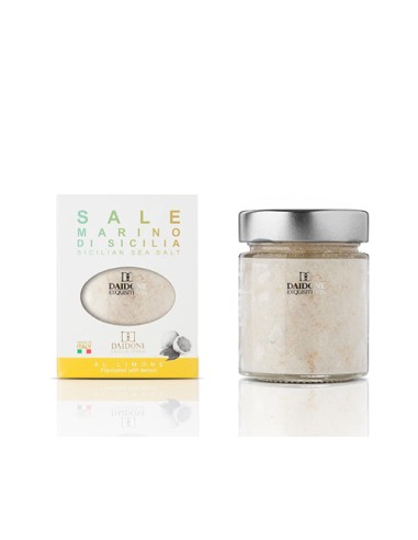 Lemon flavored sea salt 140g Daidone