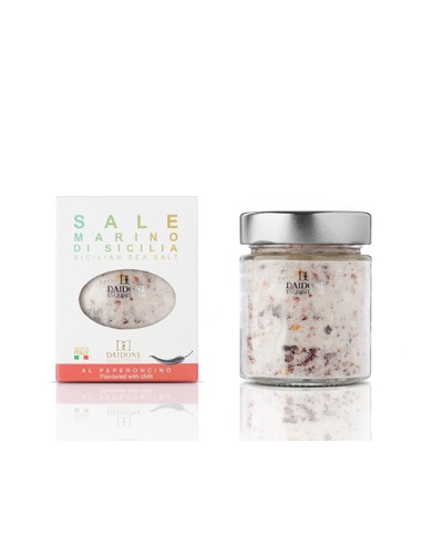 Chilli Flavored Sea Salt 140g Daidone