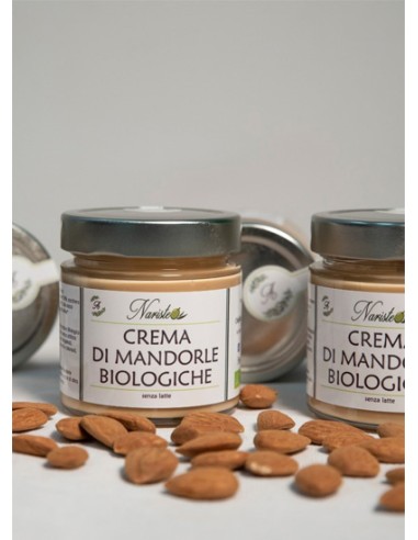 Crema di Mandorle Biologiche senza Latte 190 gr Naristeo