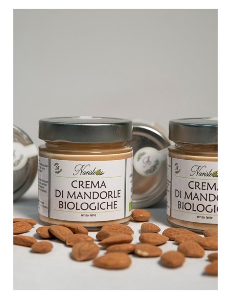 Crème d'amandes bio sans produits laitiers Naristeo