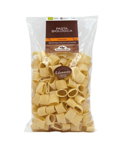 Calamarata Organic durum wheat semolina pasta 500 gr Forno