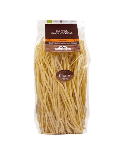 Linguine Organic durum wheat semolina pasta 500 gr Forno Santa