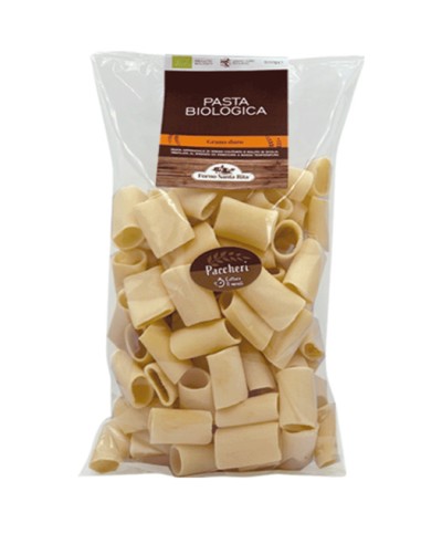 Mezzi paccheri rigati, Le Leggendarie, durum wheat semolina pasta, rummo,  500g, pack