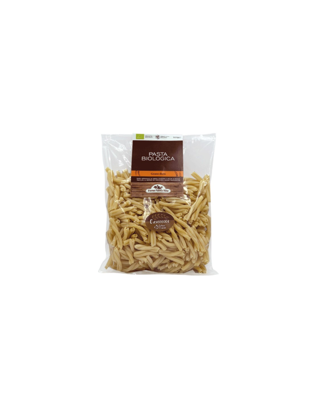 Caserecce Organic durum wheat semolina pasta 500