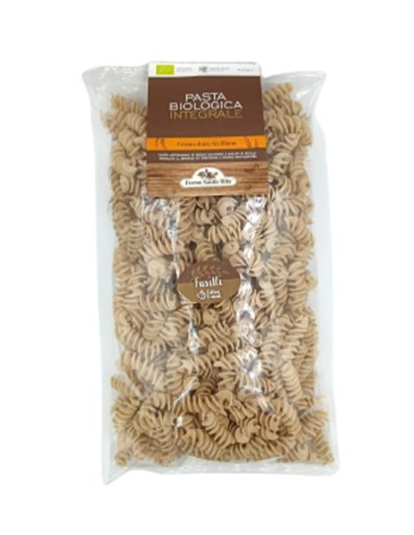 Fusilli Organic wholemeal durum wheat semolina pasta 500 gr