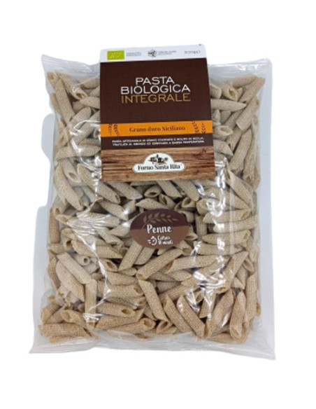 Penne Bio Vollkorn Hartweizengrießnudeln 500 gr Forno Santa Rita