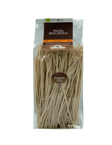 Linguine Organic wholemeal durum wheat semolina pasta 500 gr