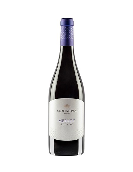 Merlot monocépage de Sicile 75 cl Grottarossa Vini