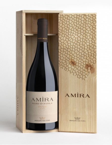 Amira ZONIN Nero D'Avola 1,5 lt Boîte en bois Principi di Butera